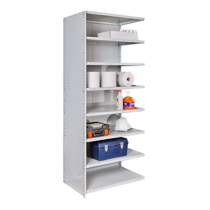 MedSafe Antimicrobial Hi-Tech Shelving 711 Light Gray