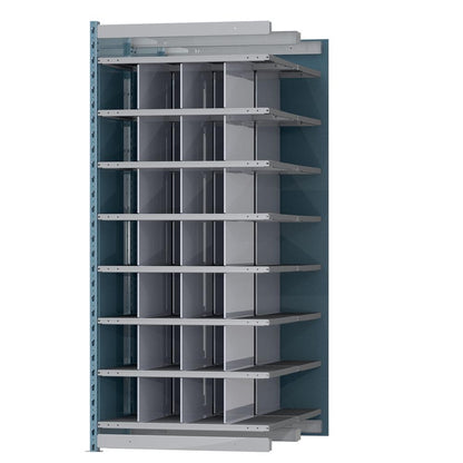Hallowell Deep Bin Shelving 707 Marine Blue Posts Sides