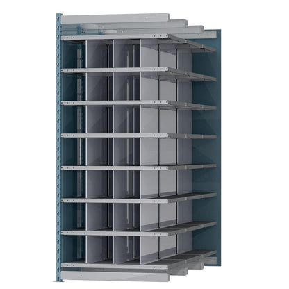 Hallowell Deep Bin Shelving 707 Marine Blue Posts Sides