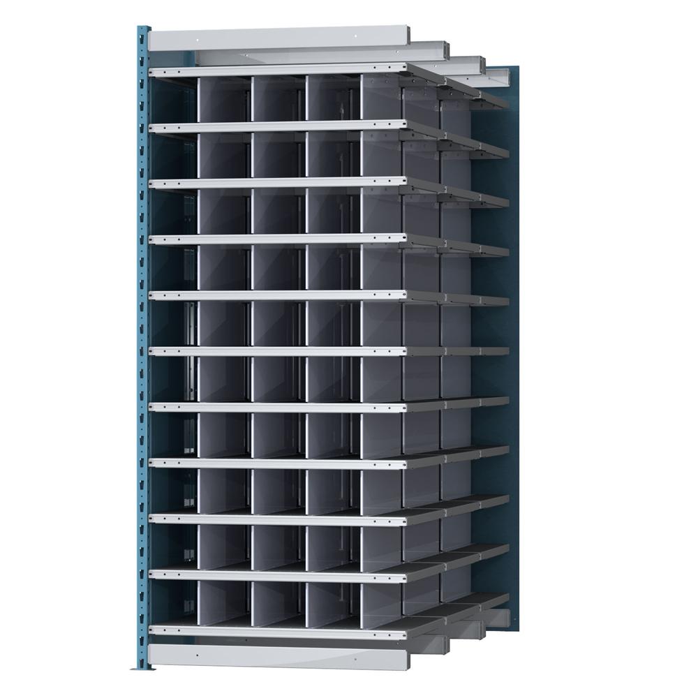 Hallowell Deep Bin Shelving 707 Marine Blue Posts Sides