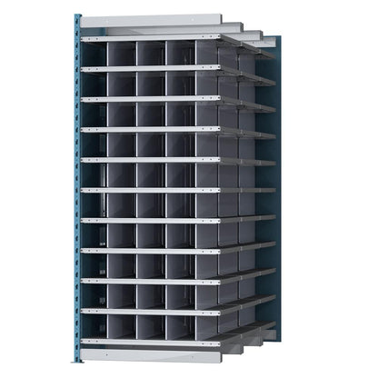 Hallowell Deep Bin Shelving 707 Marine Blue Posts Sides