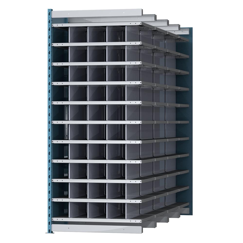 Hallowell Deep Bin Shelving 707 Marine Blue Posts Sides