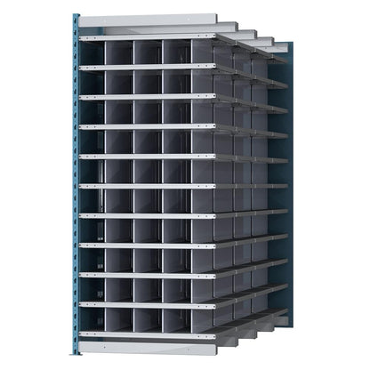 Hallowell Deep Bin Shelving 707 Marine Blue Posts Sides