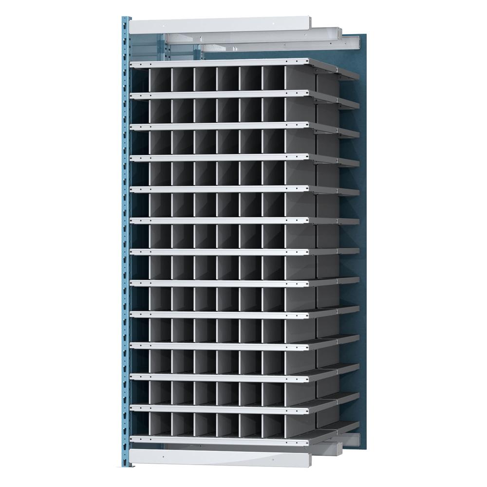 Hallowell Deep Bin Shelving 707 Marine Blue Posts Sides