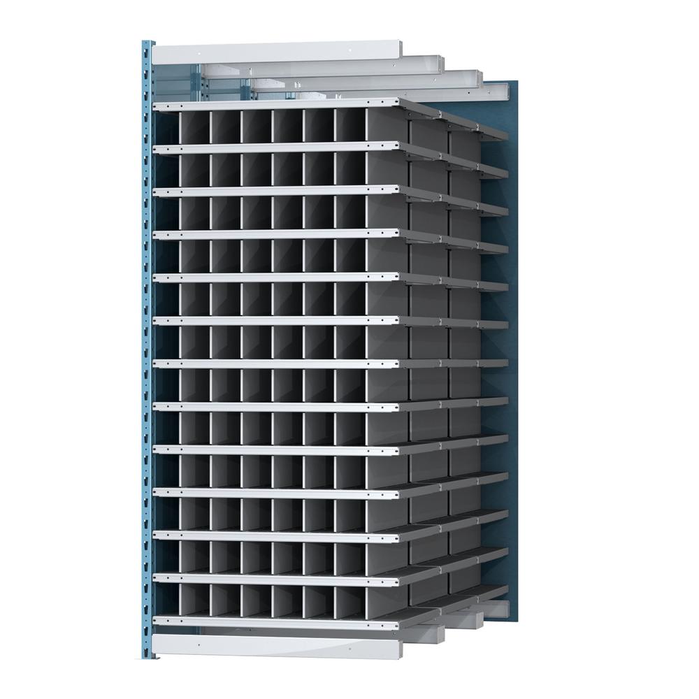 Hallowell Deep Bin Shelving 707 Marine Blue Posts Sides