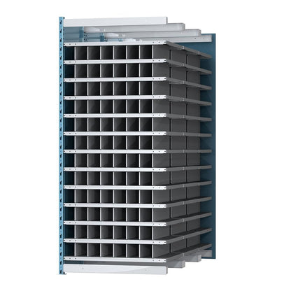 Hallowell Deep Bin Shelving 707 Marine Blue Posts Sides