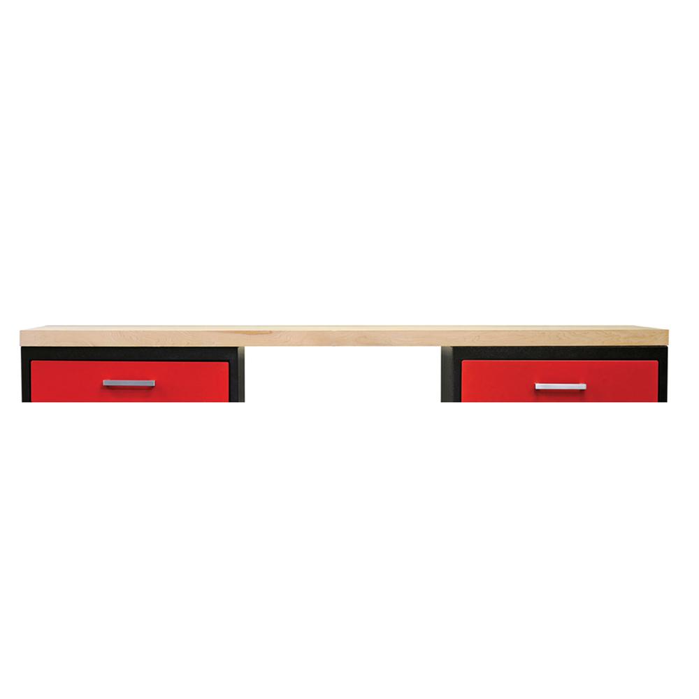 Laminated Hardwood Workbench Top, 60"W x 24"D x 1.75"H, Natural