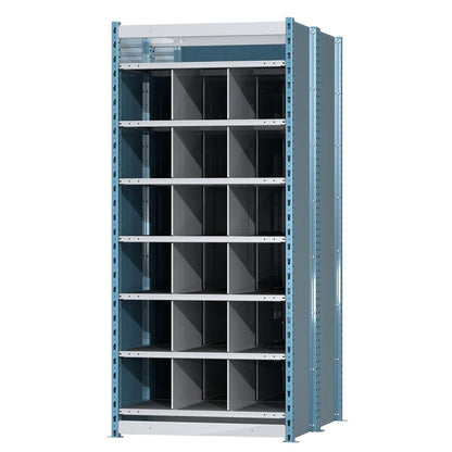 Hallowell Deep Bin Shelving 707 Marine Blue Posts Sides