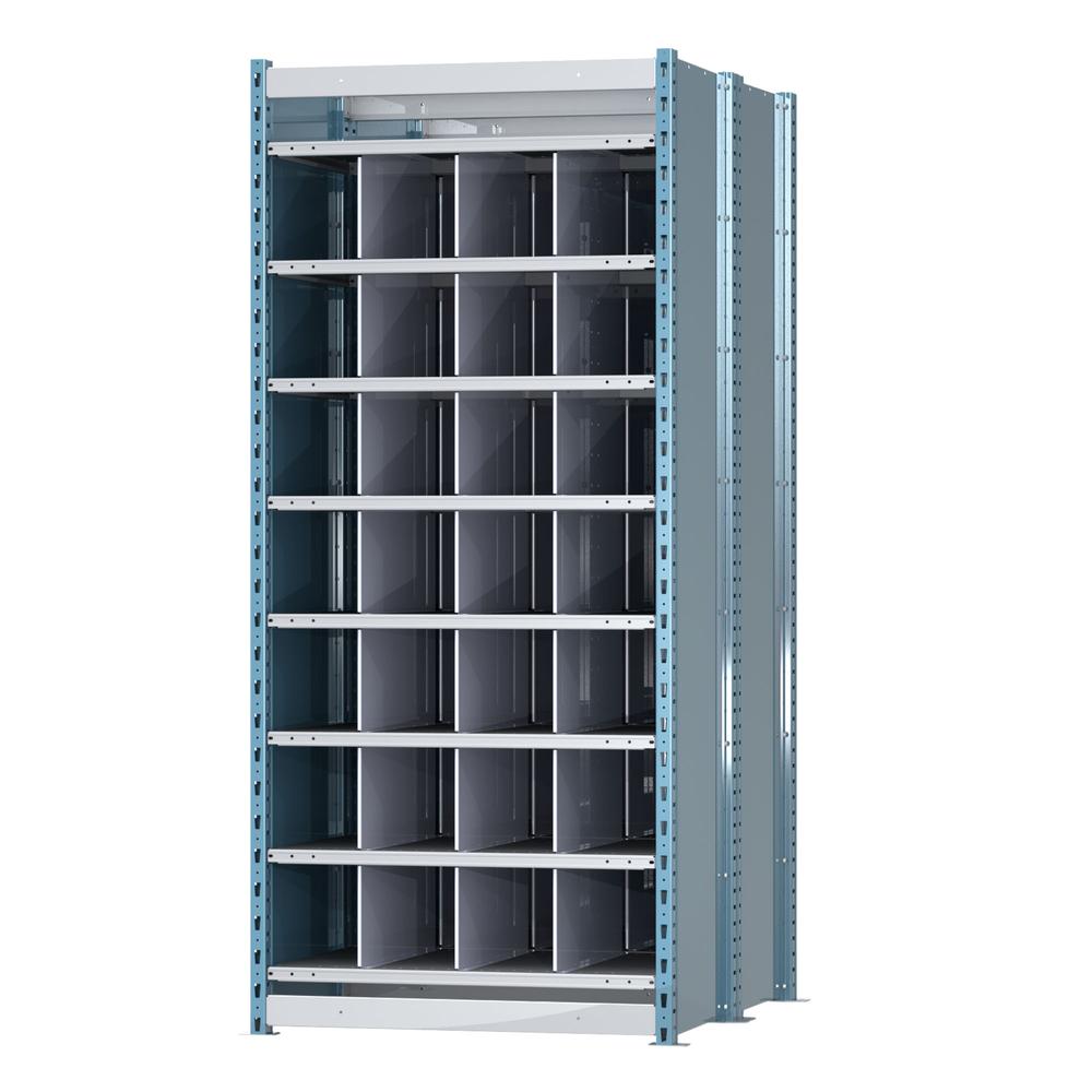 Hallowell Deep Bin Shelving 707 Marine Blue Posts Sides