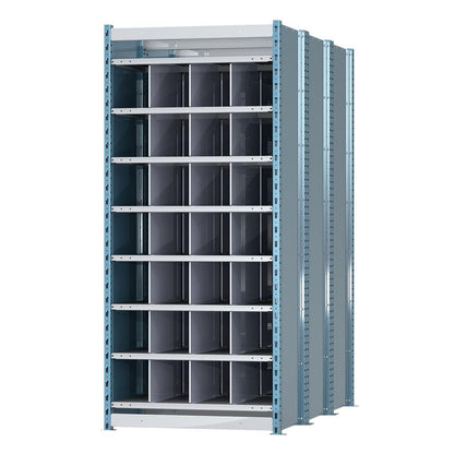 Hallowell Deep Bin Shelving 707 Marine Blue Posts Sides