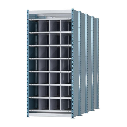 Hallowell Deep Bin Shelving 707 Marine Blue Posts Sides