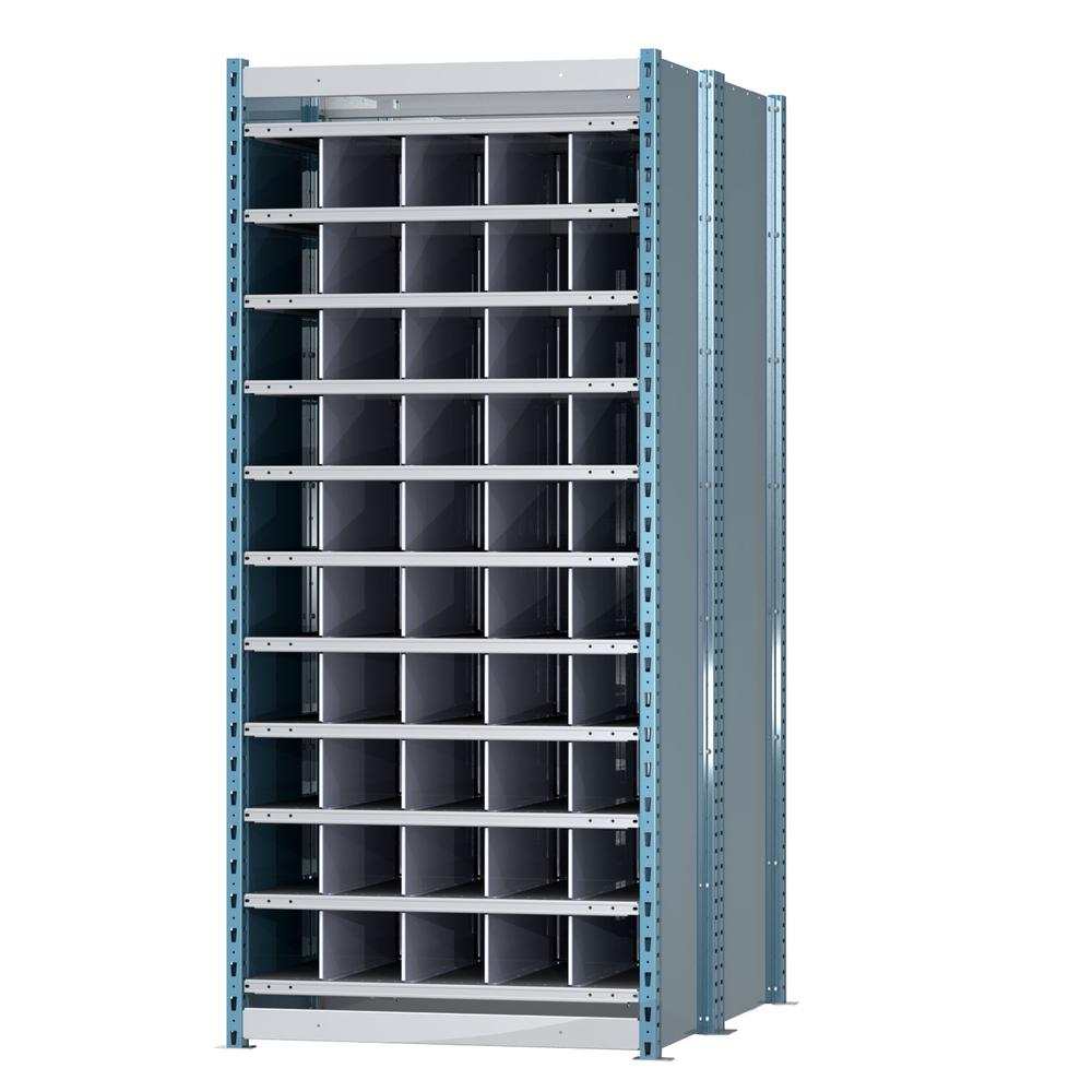 Hallowell Deep Bin Shelving 707 Marine Blue Posts Sides