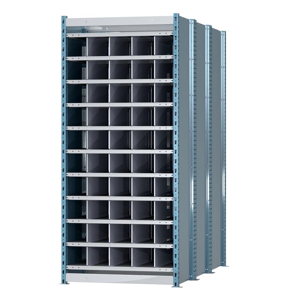Hallowell Deep Bin Shelving 707 Marine Blue Posts Sides