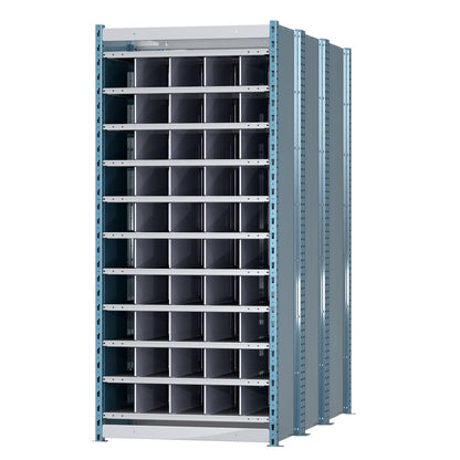 Hallowell Deep Bin Shelving 707 Marine Blue Posts Sides