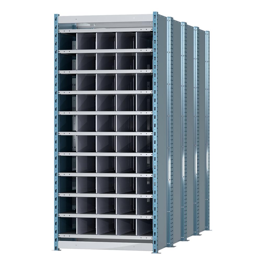 Hallowell Deep Bin Shelving 707 Marine Blue Posts Sides