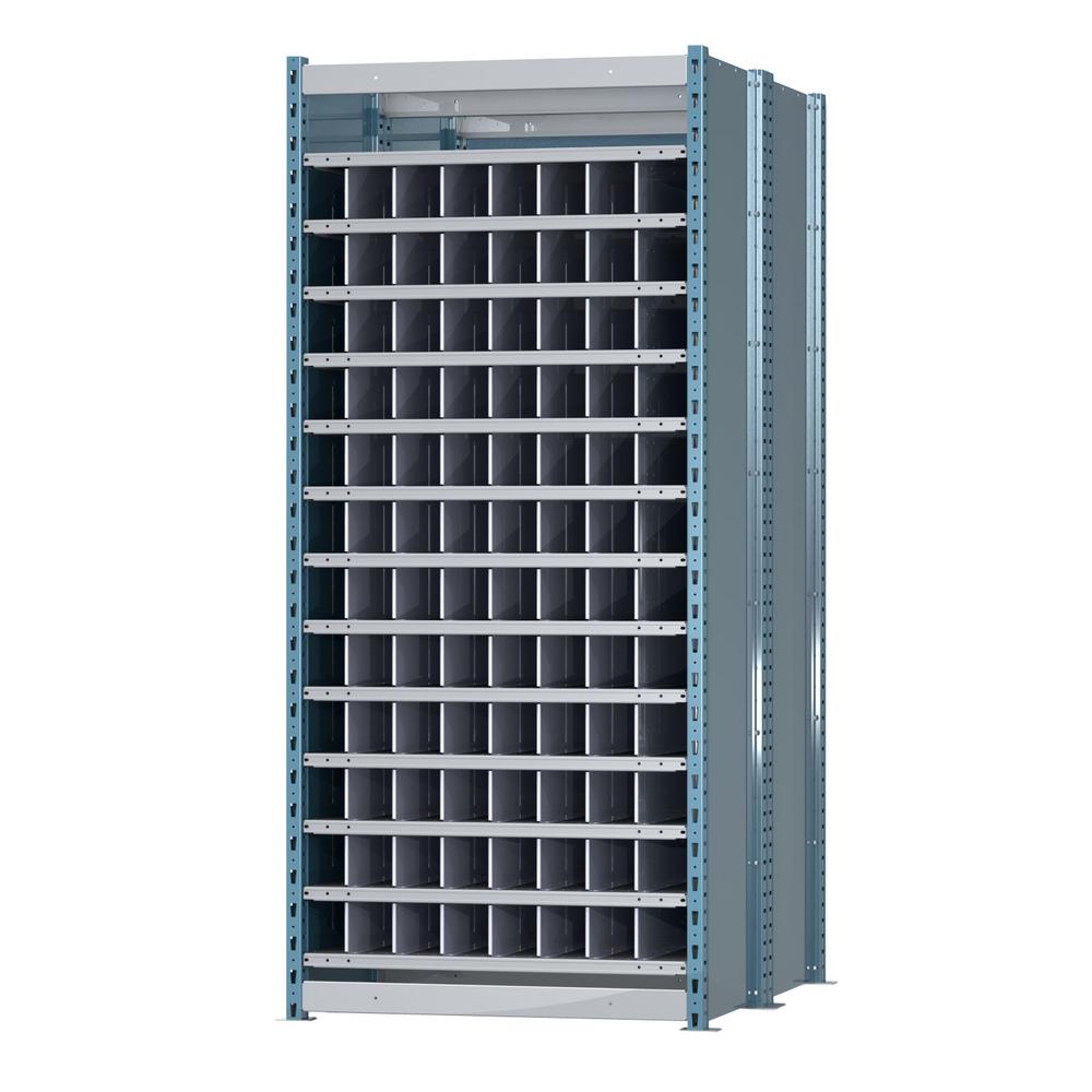 Hallowell Deep Bin Shelving 707 Marine Blue Posts Sides