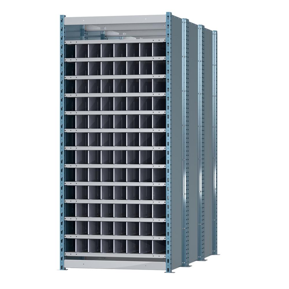 Hallowell Deep Bin Shelving 707 Marine Blue Posts Sides