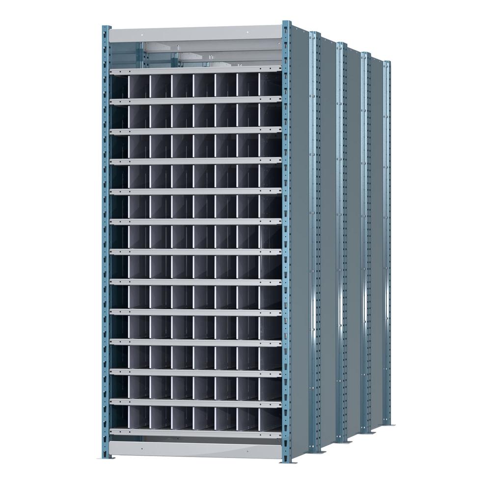 Hallowell Deep Bin Shelving 707 Marine Blue Posts Sides