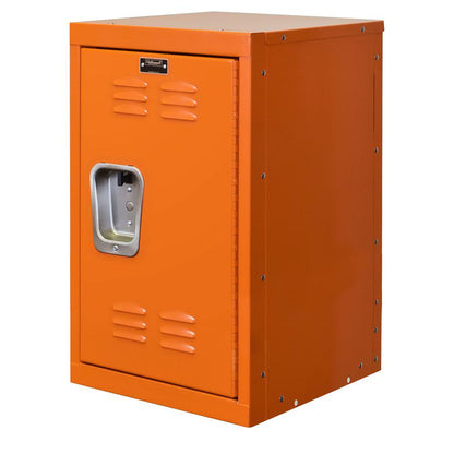 Hallowell Kid Mini Locker, 728 Hoop (orange), Single Tier, 1-Wide, Knock-Down