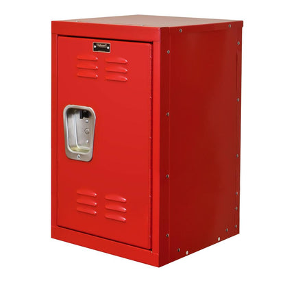 Hallowell Kid Mini Locker, 721 Relay Red (red), Single Tier, 1-Wide, Knock-Down