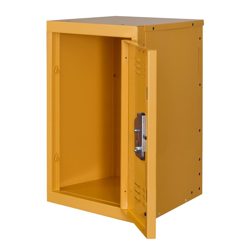 Hallowell Kid Mini Locker, 723 Trophy (yellow), Single Tier, 1-Wide, Knock-Down