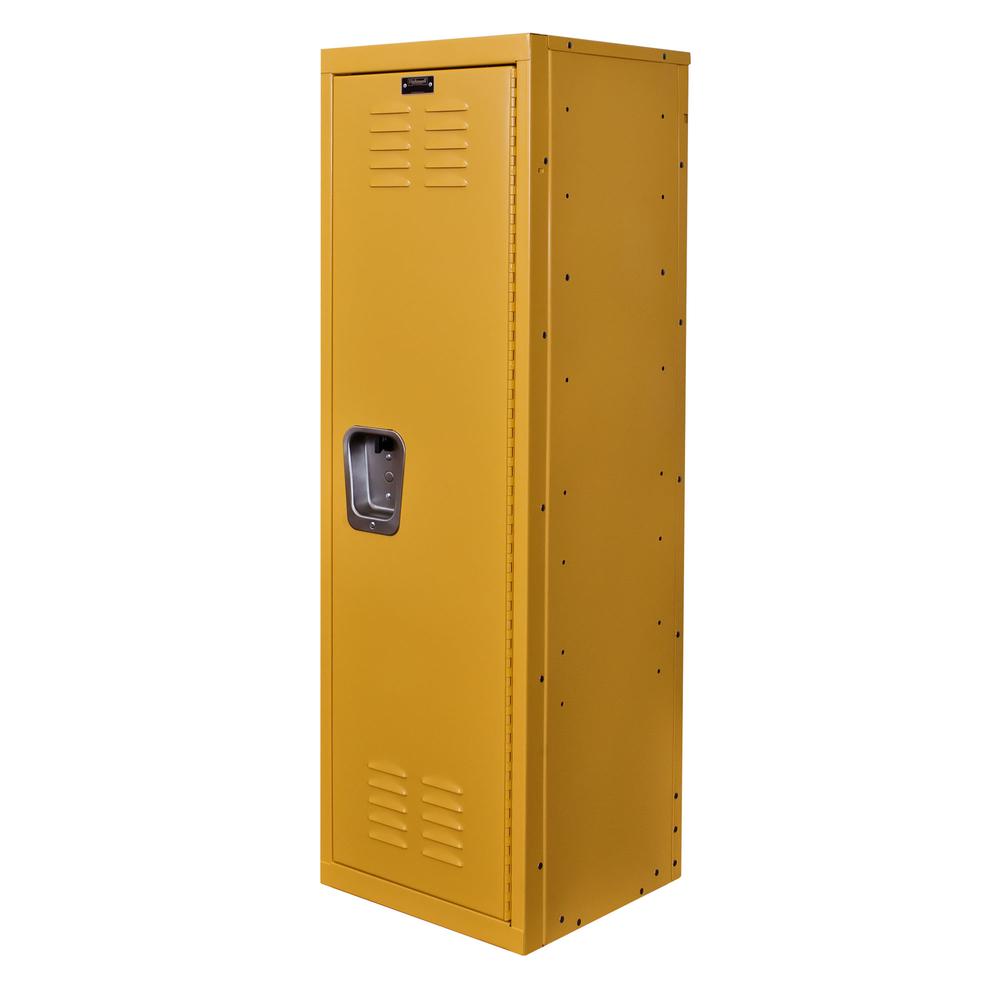 Hallowell Kid Locker, 723 Trophy (yellow), Single Tier, 1-Wide, Knock-Down