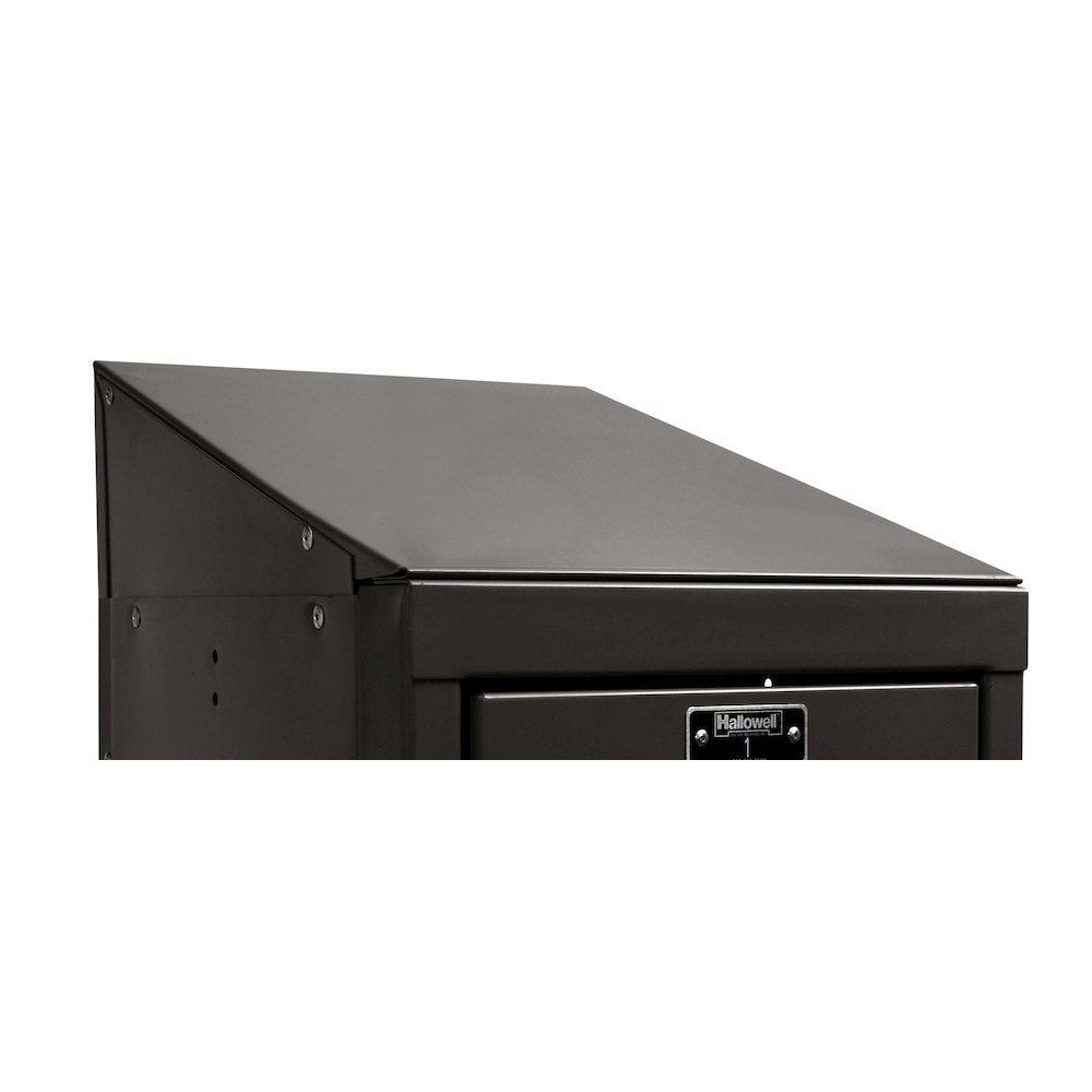 Hallowell Slope Top End Closure 15"D x 5"H 708 Black