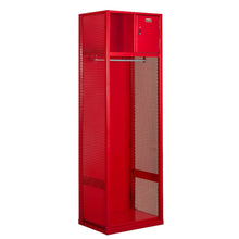 Welded Sport Locker, 721 Relay Red, Open Front, 1-wide, Welded