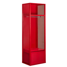Welded Sport Locker, 721 Relay Red, Open Front, 1-wide, Welded