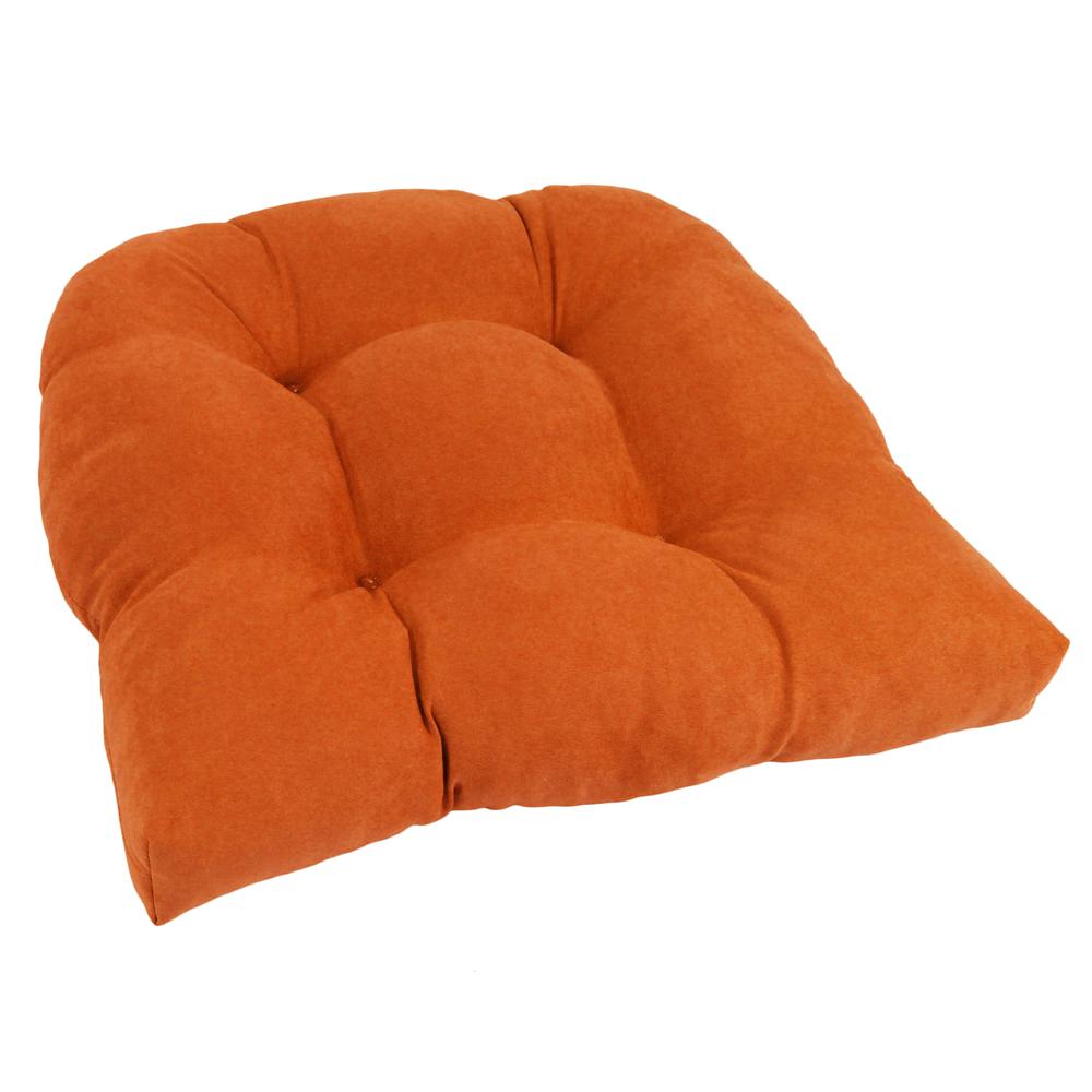 19-inch U-Shaped Micro Suede Tufted Dining Chair Cushion