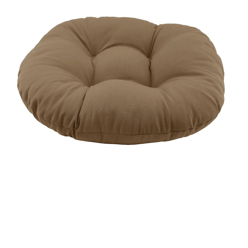 18 inch Round Solid Twill Footstool Cushion  93301-18IN-TW-TF