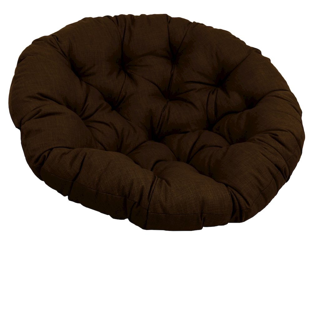 52-inch Solid Outdoor Spun Polyester Papasan Cushion