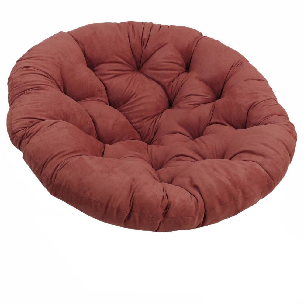 48-inch Solid Microsuede Papasan Cushion (Fits 46-inch Papasan Frame)  93302-MS-RW