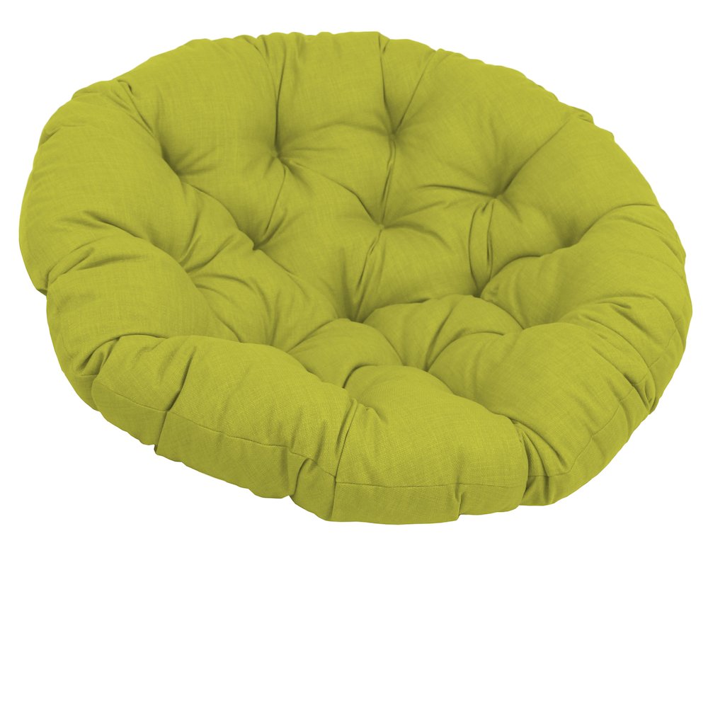 48-inch Solid Outdoor Spun Polyester Papasan Cushion