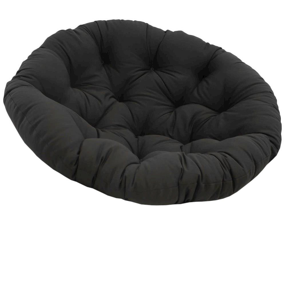 48-inch Solid Twill Papasan Cushion (Fits 46-inch Papasan Frame) 93302-TW-BK