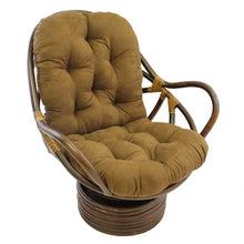 48-inch by 24-inch Solid Micro Suede Swivel Rocker Cushion