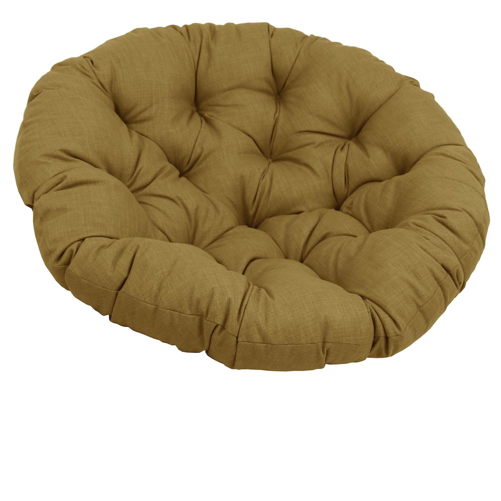 44-inch Solid Outdoor Spun Polyester Papasan Cushion