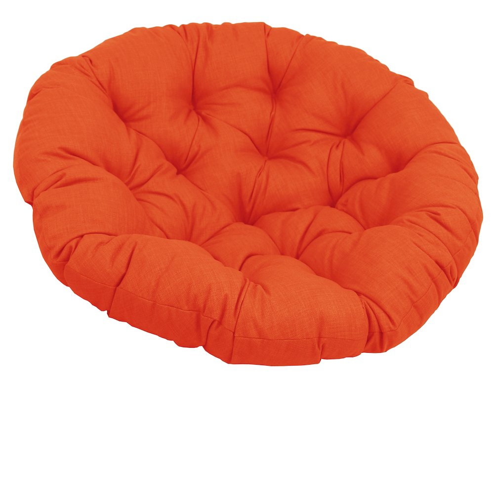 44-inch Solid Outdoor Spun Polyester Papasan Cushion