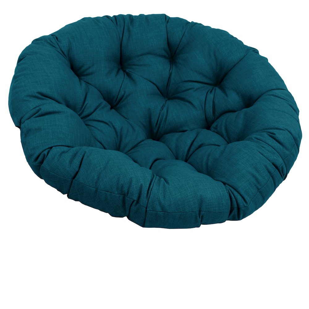 44-inch Solid Outdoor Spun Polyester Papasan Cushion
