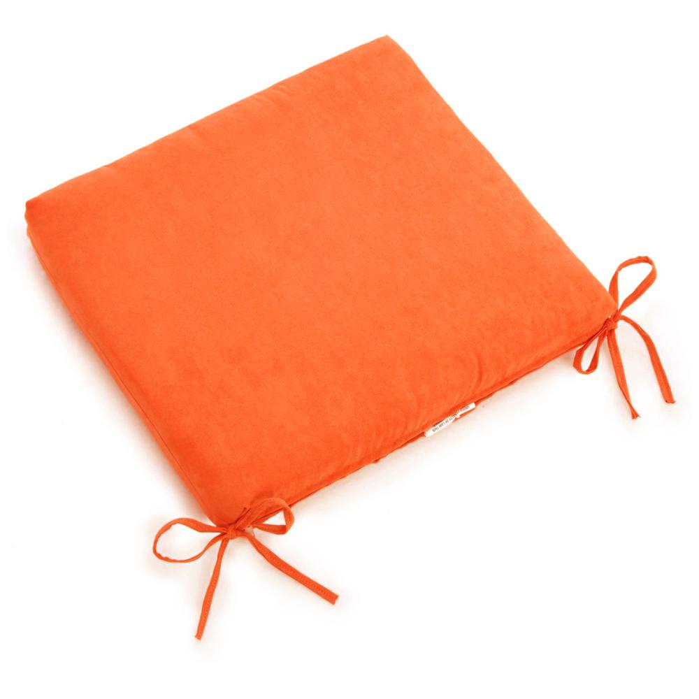 20-inch by 19-inch Solid Microsuede Chair Cushion  93454-1CH-MS-TD