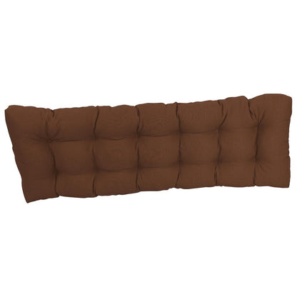 60-inch by 19-inch Tufted Solid Twill Bench Cushion