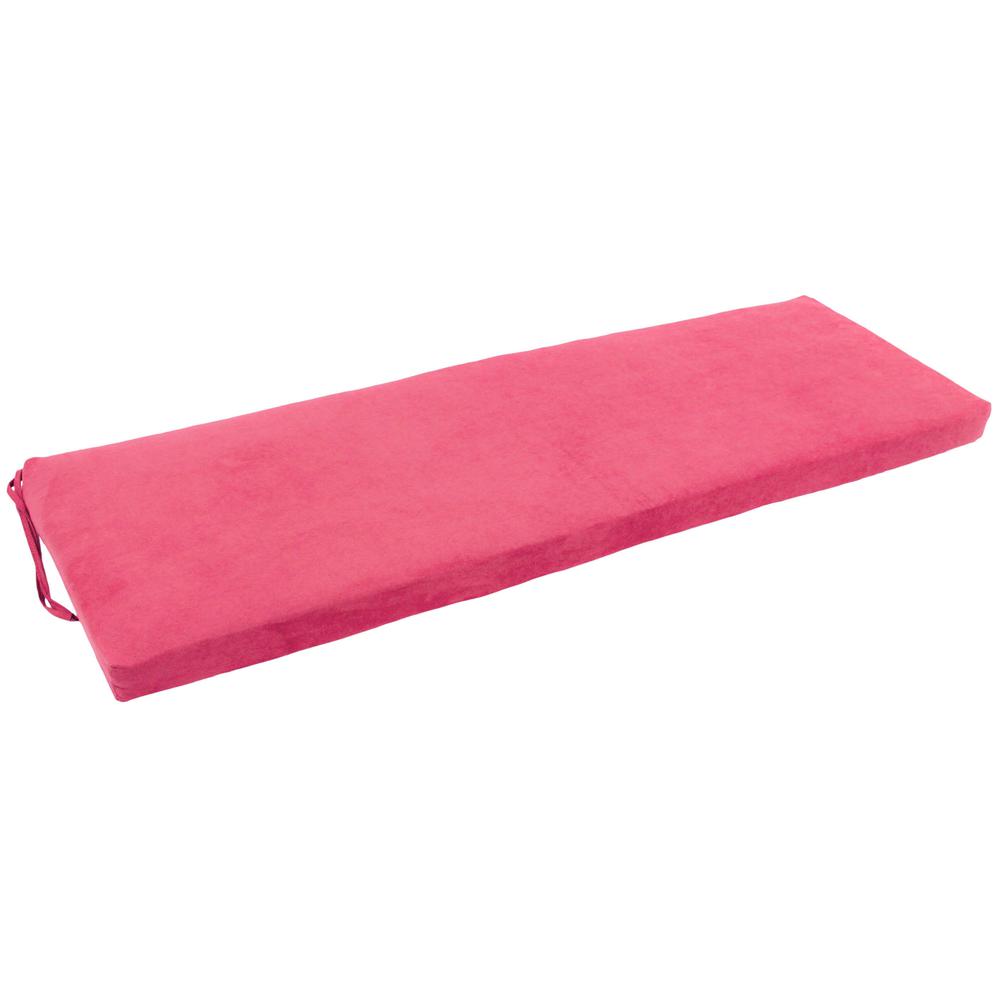 60-inch by 19-inch Micro Suede Bench Cushion