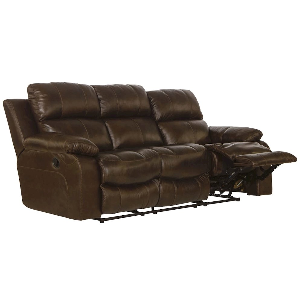 Positano Italian Top Grain Leather Match Reclining Sofa
