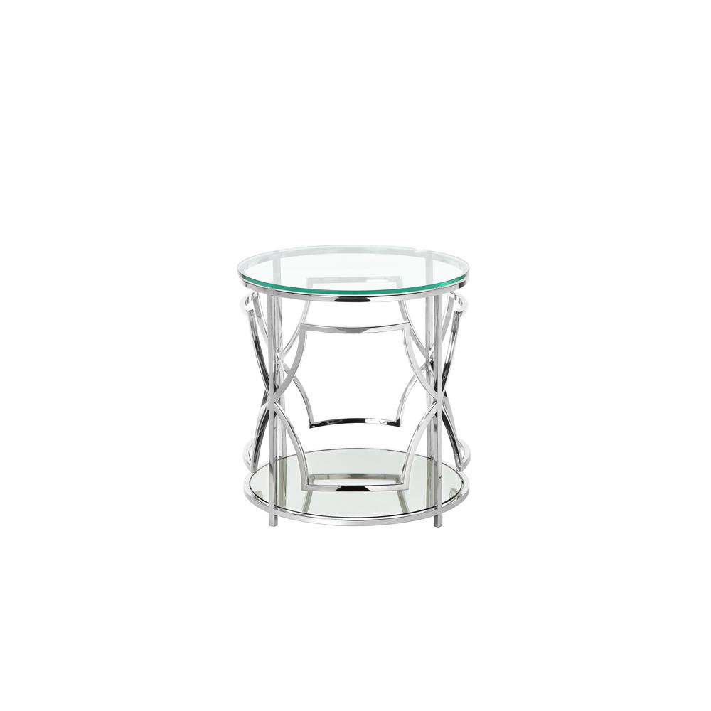 Z-Edward Round Side Table Steel