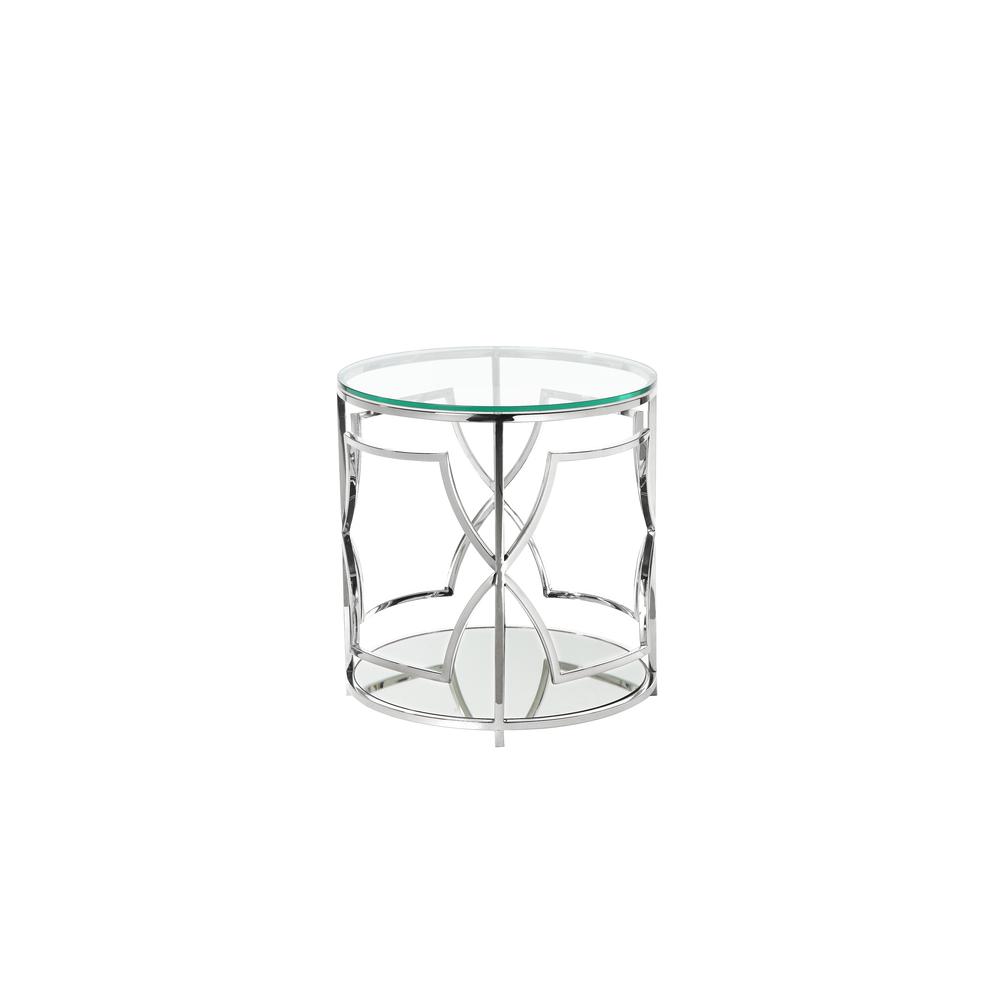 Z-Edward Round Side Table Steel