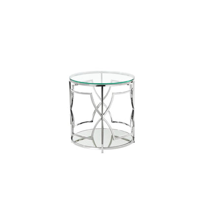 Z-Edward Round Side Table Steel