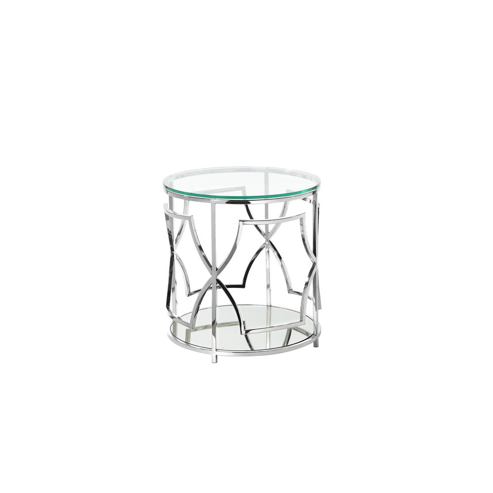 Z-Edward Round Side Table Steel