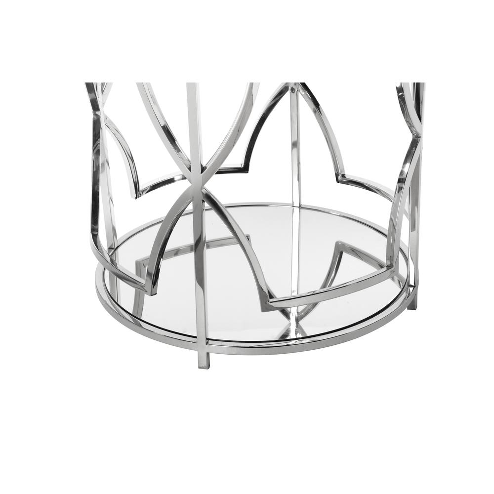 Z-Edward Round Side Table Steel