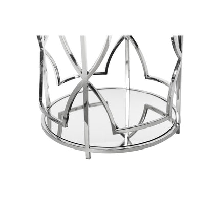Z-Edward Round Side Table Steel