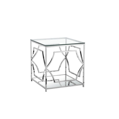 Z-Edward Square Side Table Steel